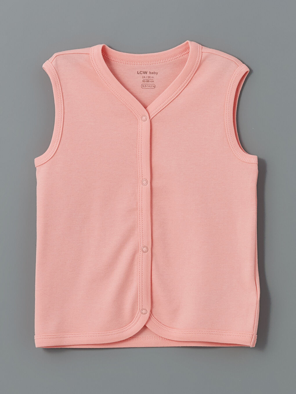 Cotton Basic Girl'S Baby Vest 2-Pack -S5BR06Z1-FDU