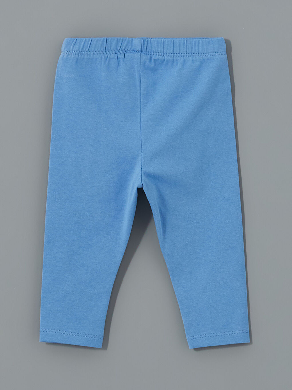 Mavi Beli Lastikli Düz Erkek Bebek Tayt-2