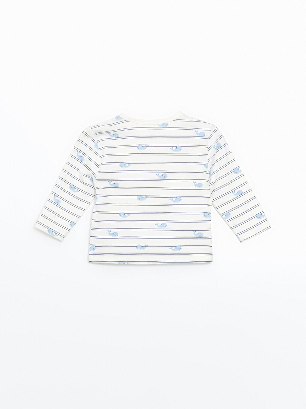 Ekru Baskılı Erkek Bebek Tişört-2