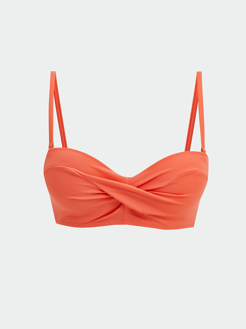 Detailed ruffles Women Bikini Top -S5BR49Z8-T0G
