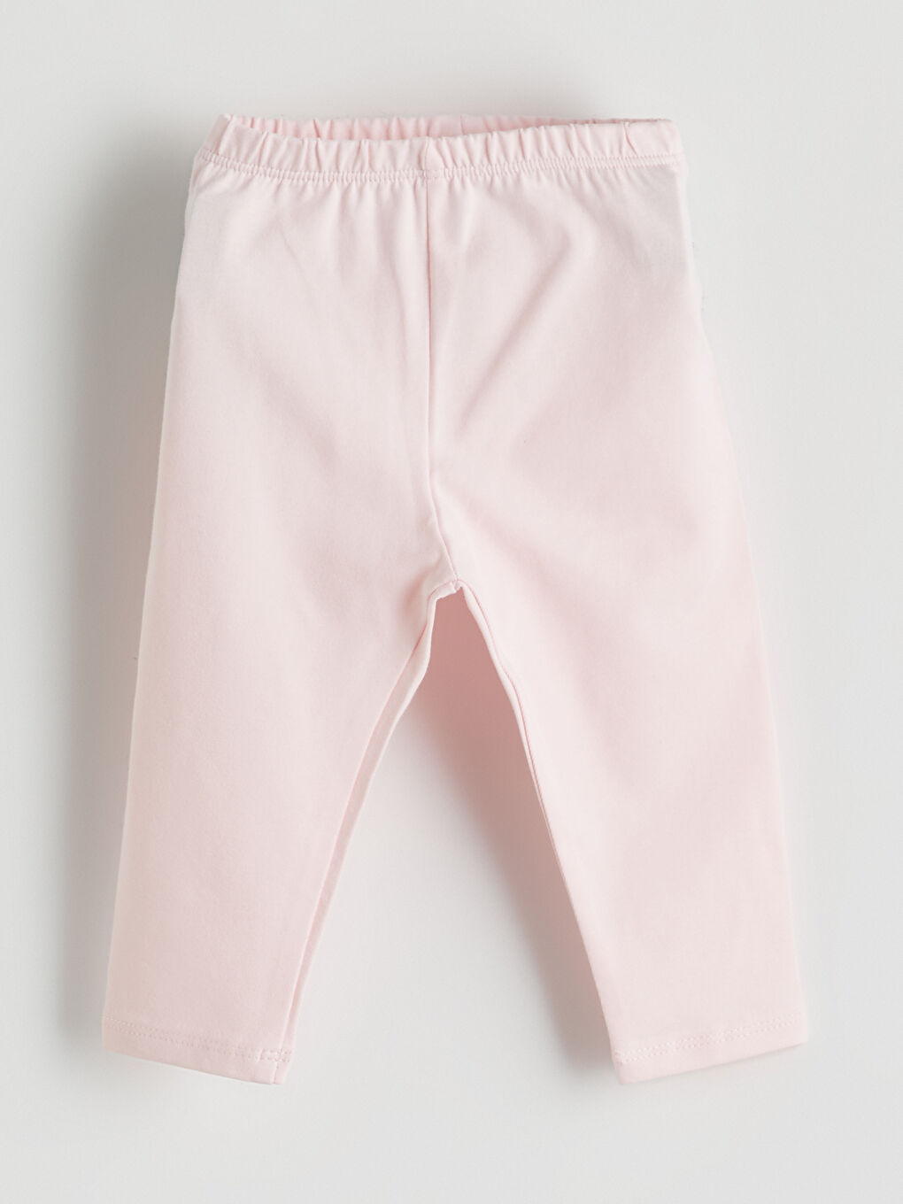 Pembe Beli Lastikli Kız Bebek Tayt