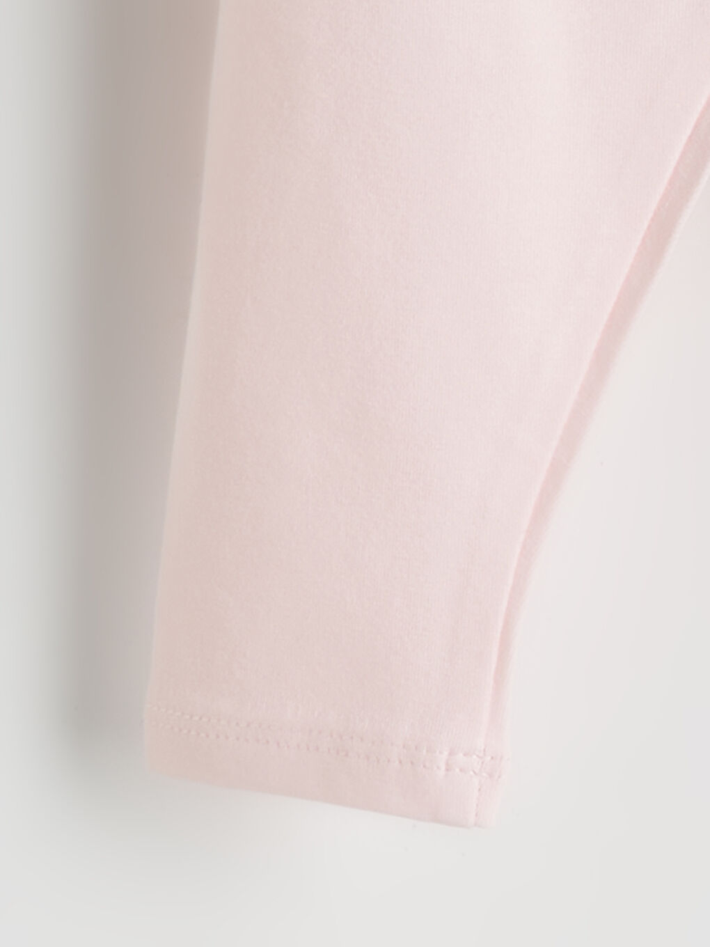 Pembe Beli Lastikli Kız Bebek Tayt-2