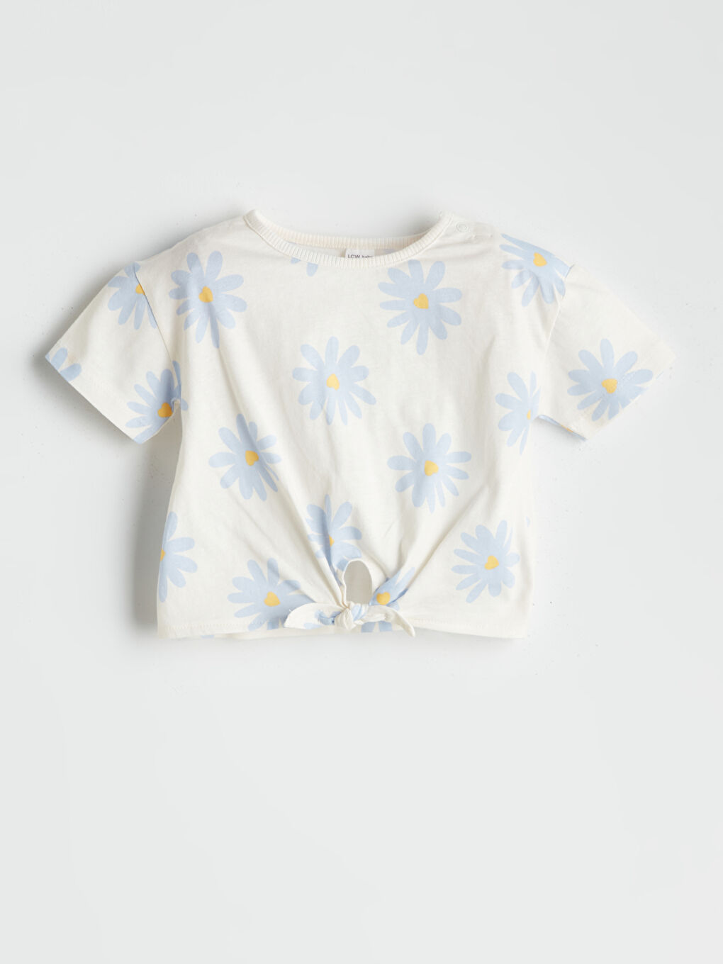 Crew Neck Floral Girls' T-Shirt And Leggings 2-Pack -S5BS50Z1-LQA