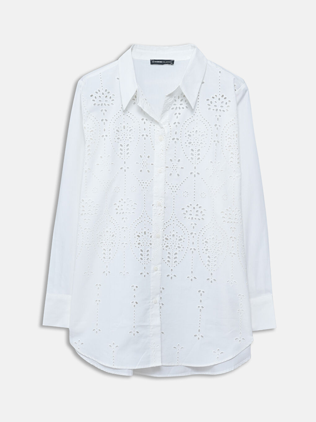 Openwork Oversize Women's Shirt -S5BS63Z8-Q6K