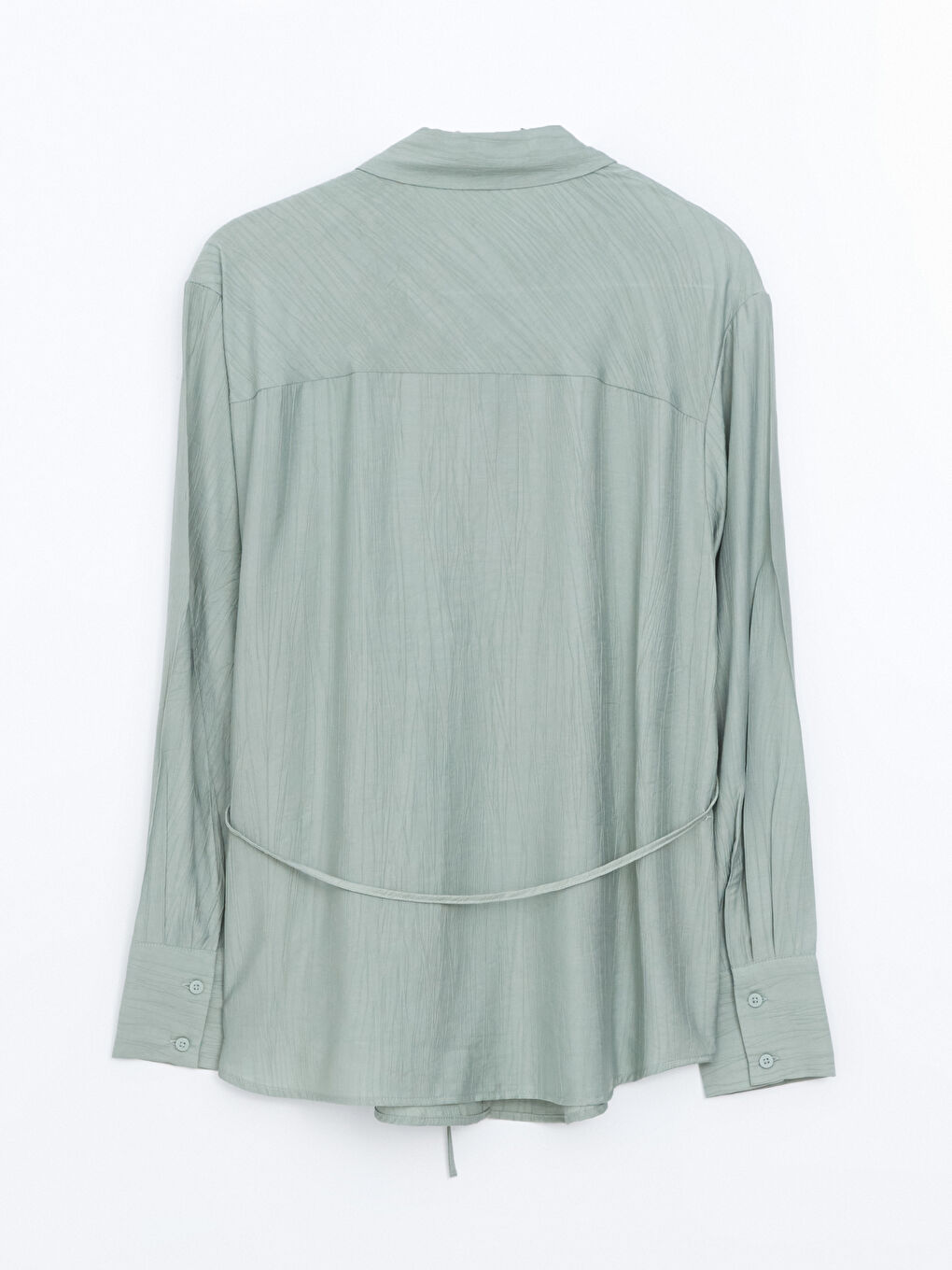 Loose Fit Textured Women's Shirt -S5BS69Z8-YSD