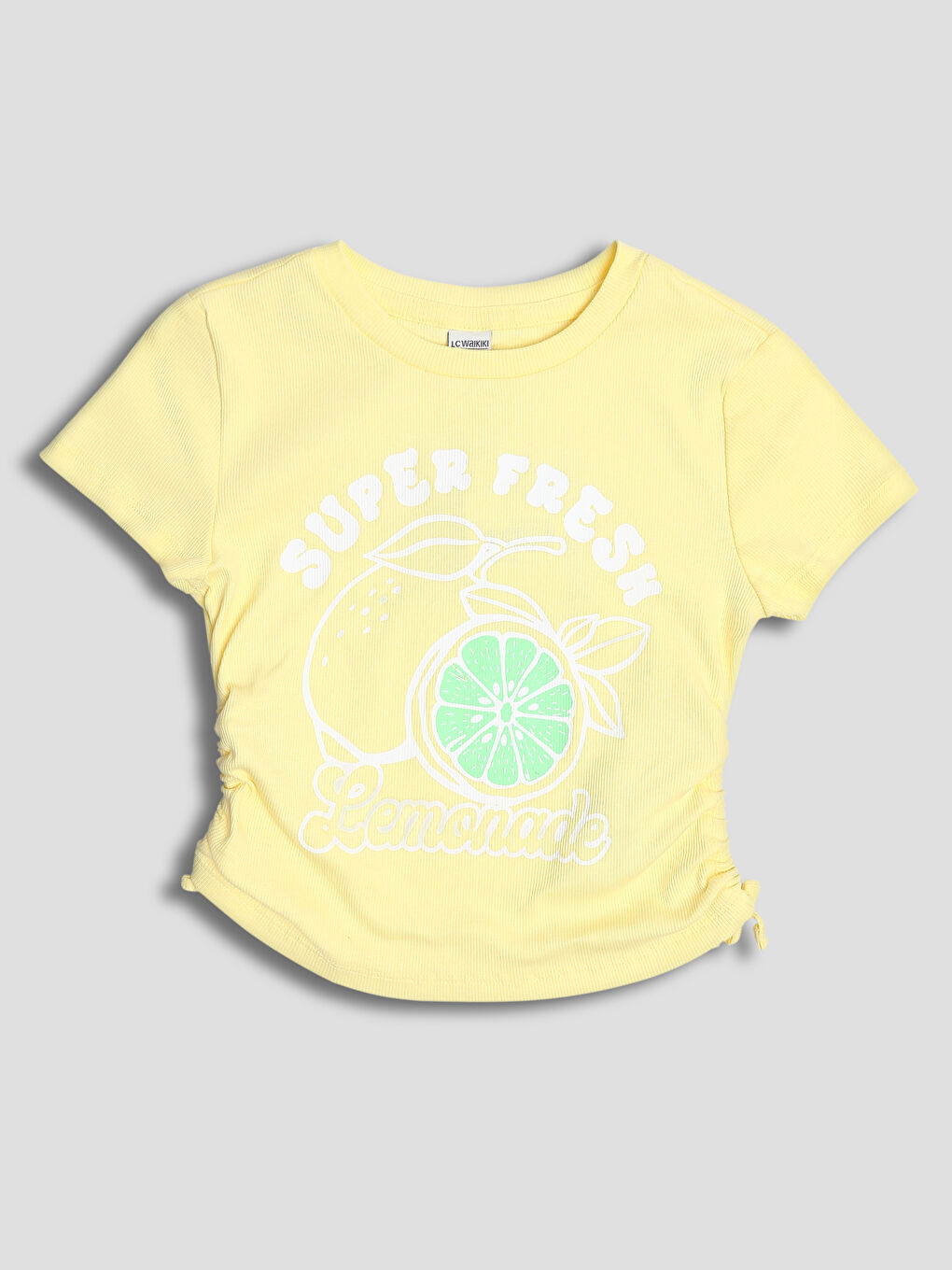 Crew Neck Printed Girls' Set-1