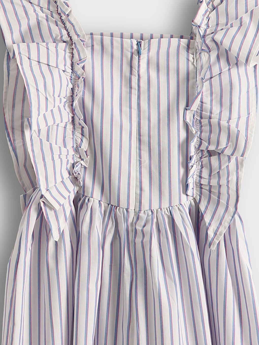 Square Neck Girls' Dress-2