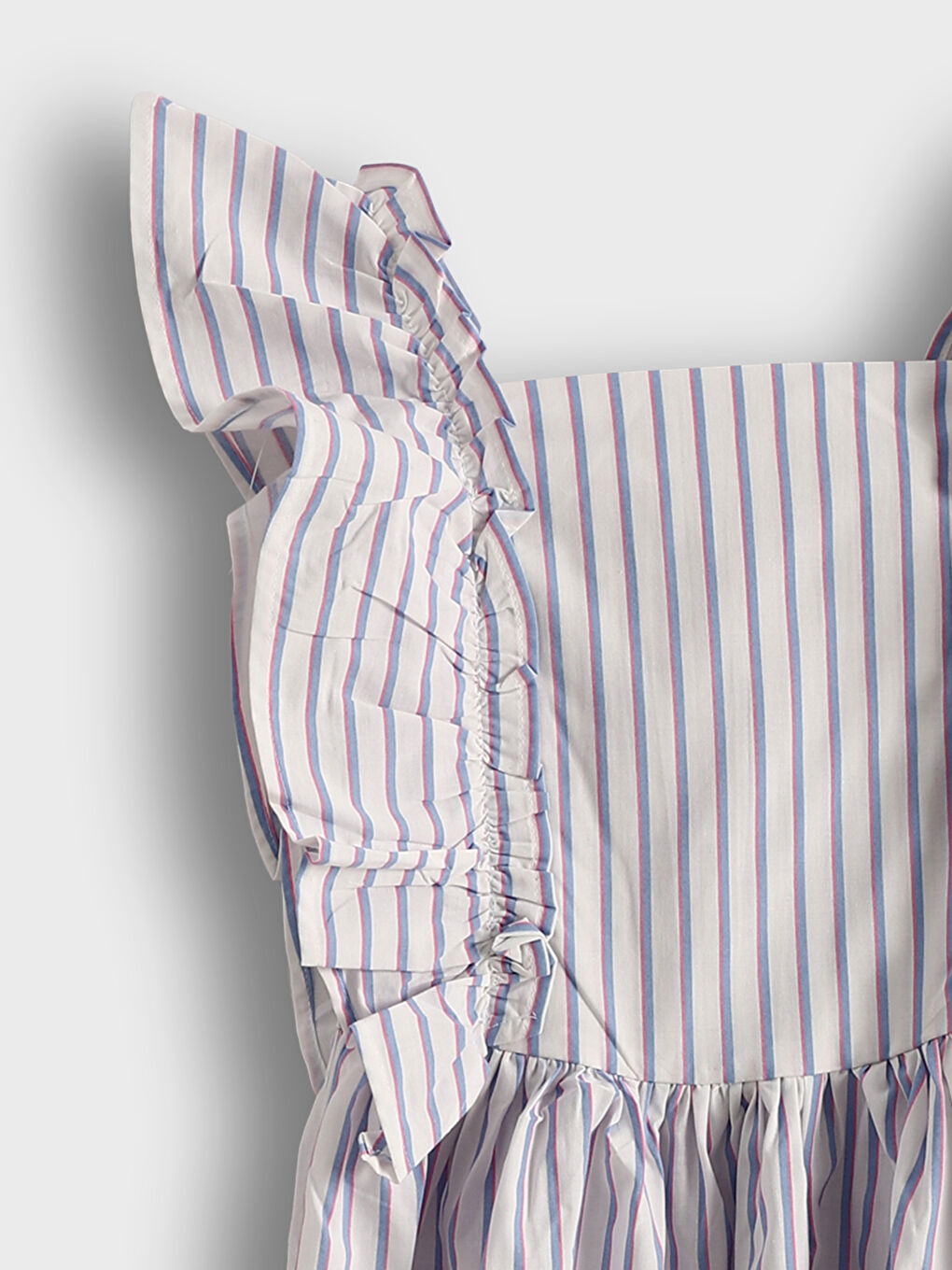 Square Neck Girls' Dress-3