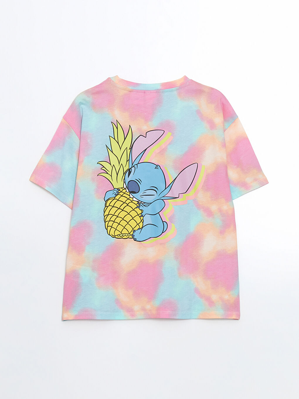 Crew Neck Stitch Printed Girls' T-Shirt and Leggings -S5BV53Z4-F9C