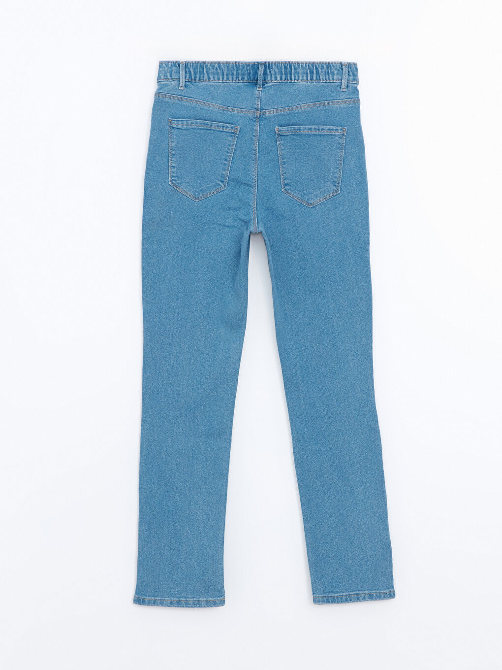 Slim Fit Women Jean Trousers With Elastic Waist -S5BY02Z8-311