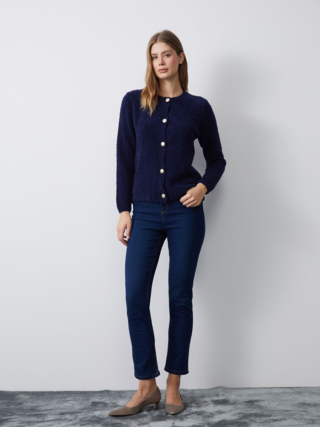 LCWAIKIKI Classic Indigo Straight Fit Kadın Jean Pantolon