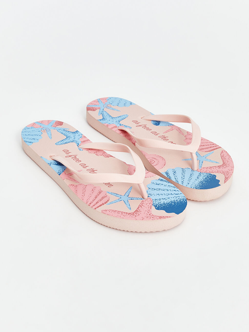 Patterned Women's Beach Sliders -S5BY63Z8-M0T
