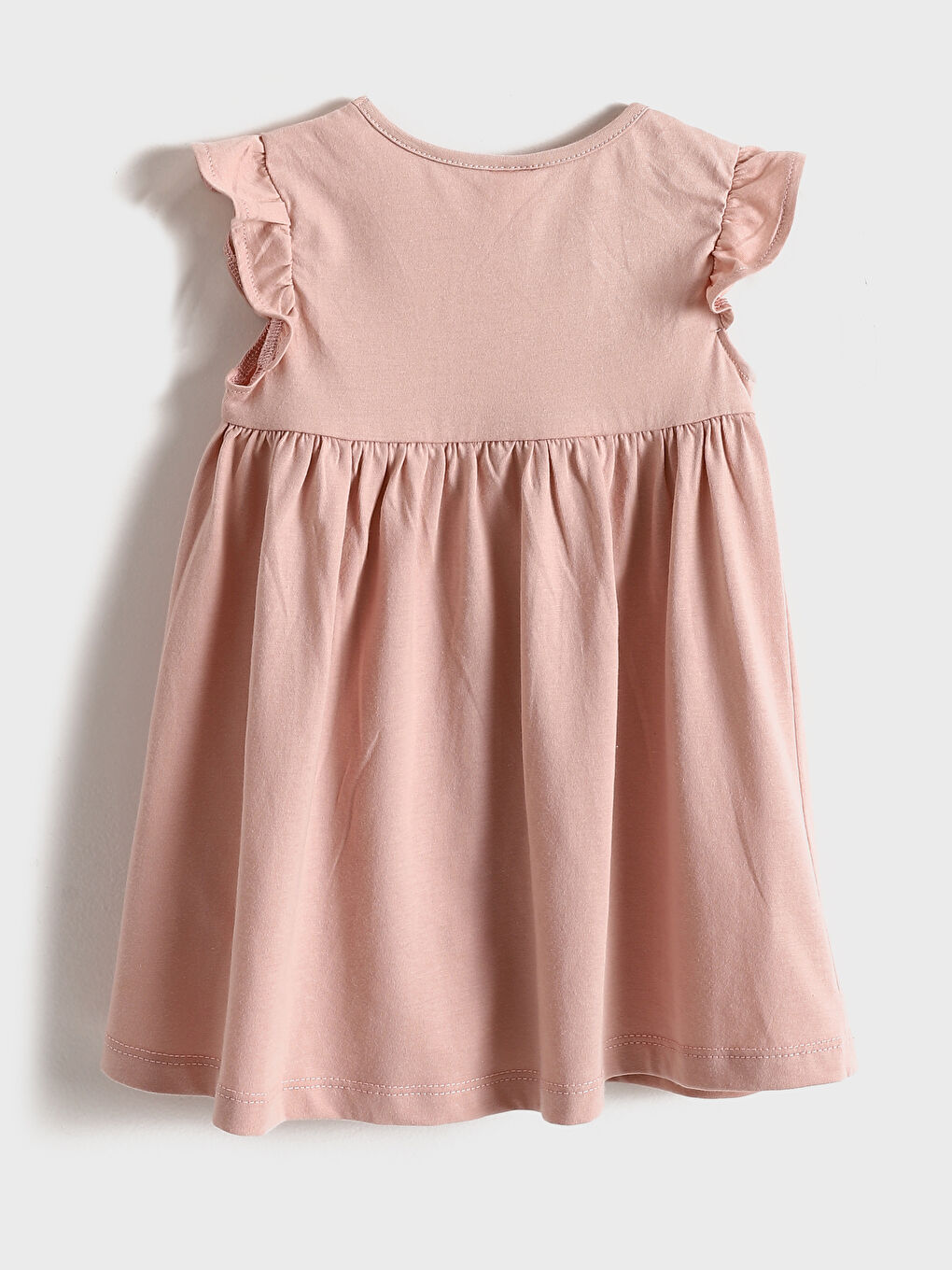 Crew Neck Floral Girls' Dress-1