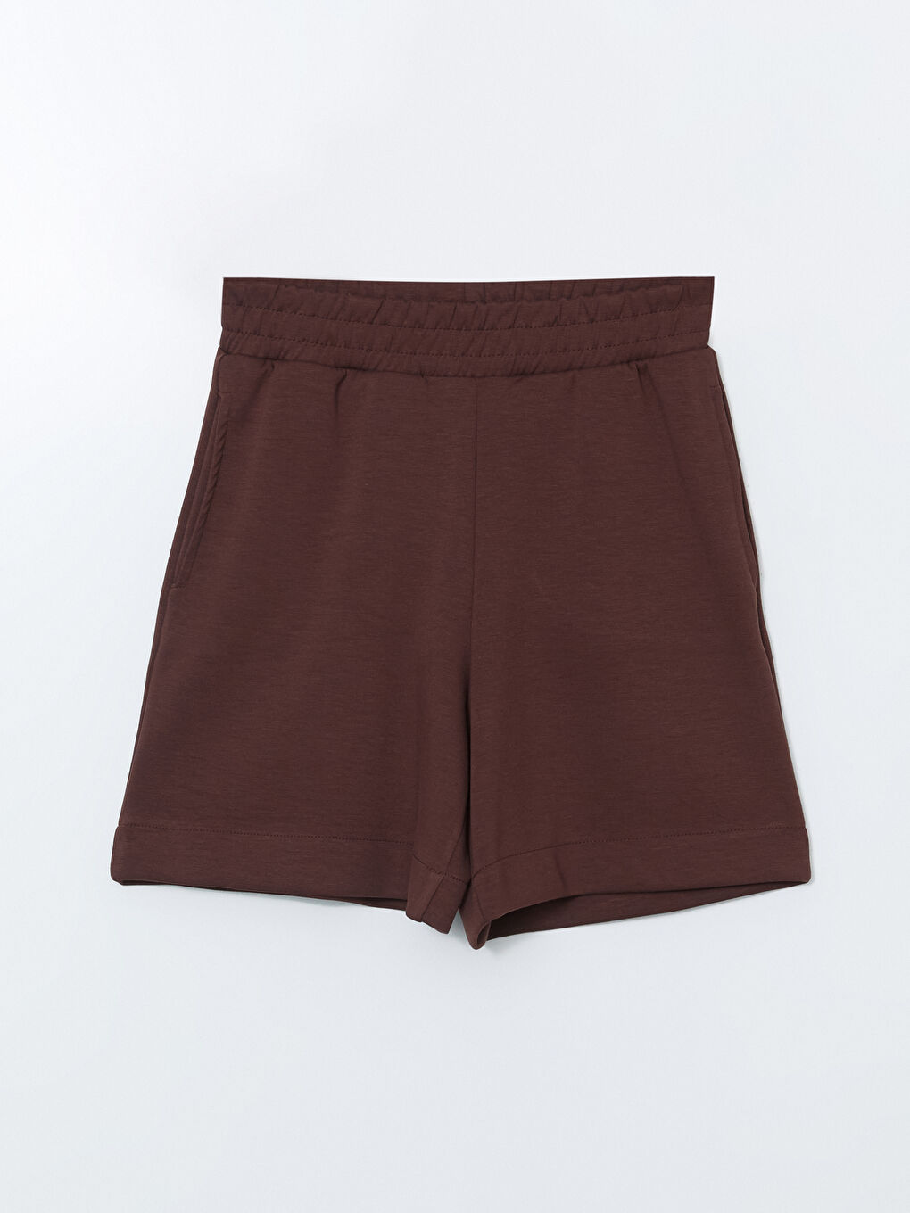 Elasticated Waist Women's Shorts -S5BY76Z8-HGT