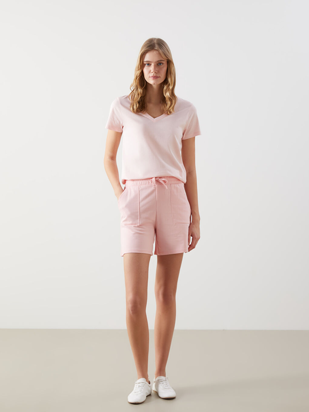Women's Elastic Waist Shorts -S5BY81Z8-G21