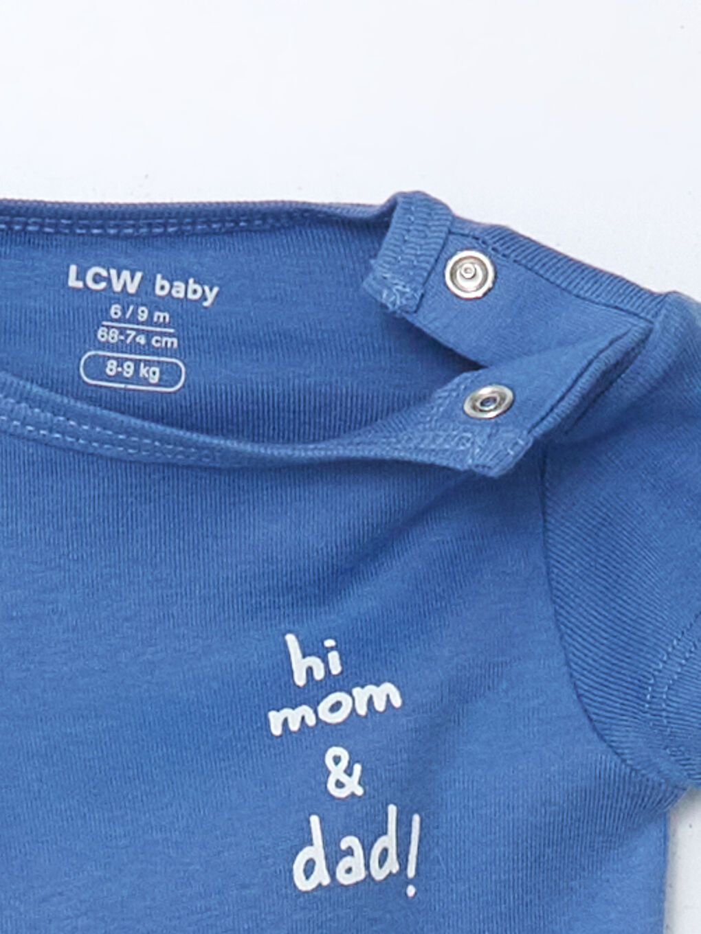 Crew Neck Printed Baby Boy Bodysuit with Snap Crotch 2-Pack -S5BY93Z1-KDW