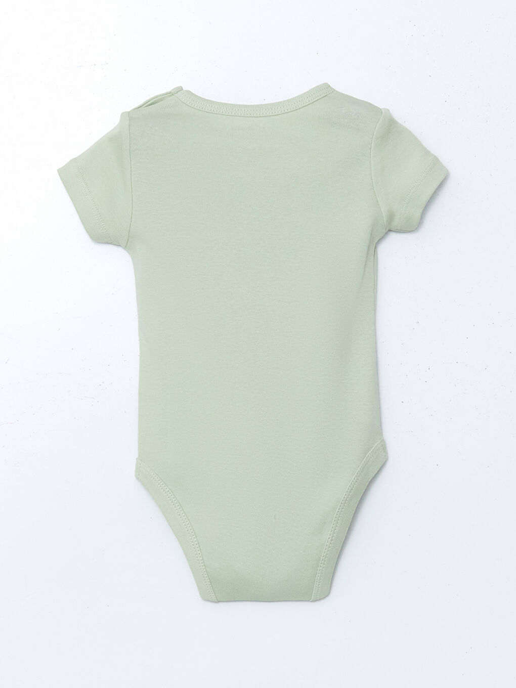 Crew Neck Printed Baby Boy Bodysuit with Snap Crotch 2-Pack -S5BY93Z1-KDW