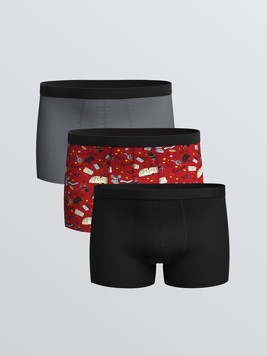 Standard Fit Flexible Fabric Men's Boxer 3-pack