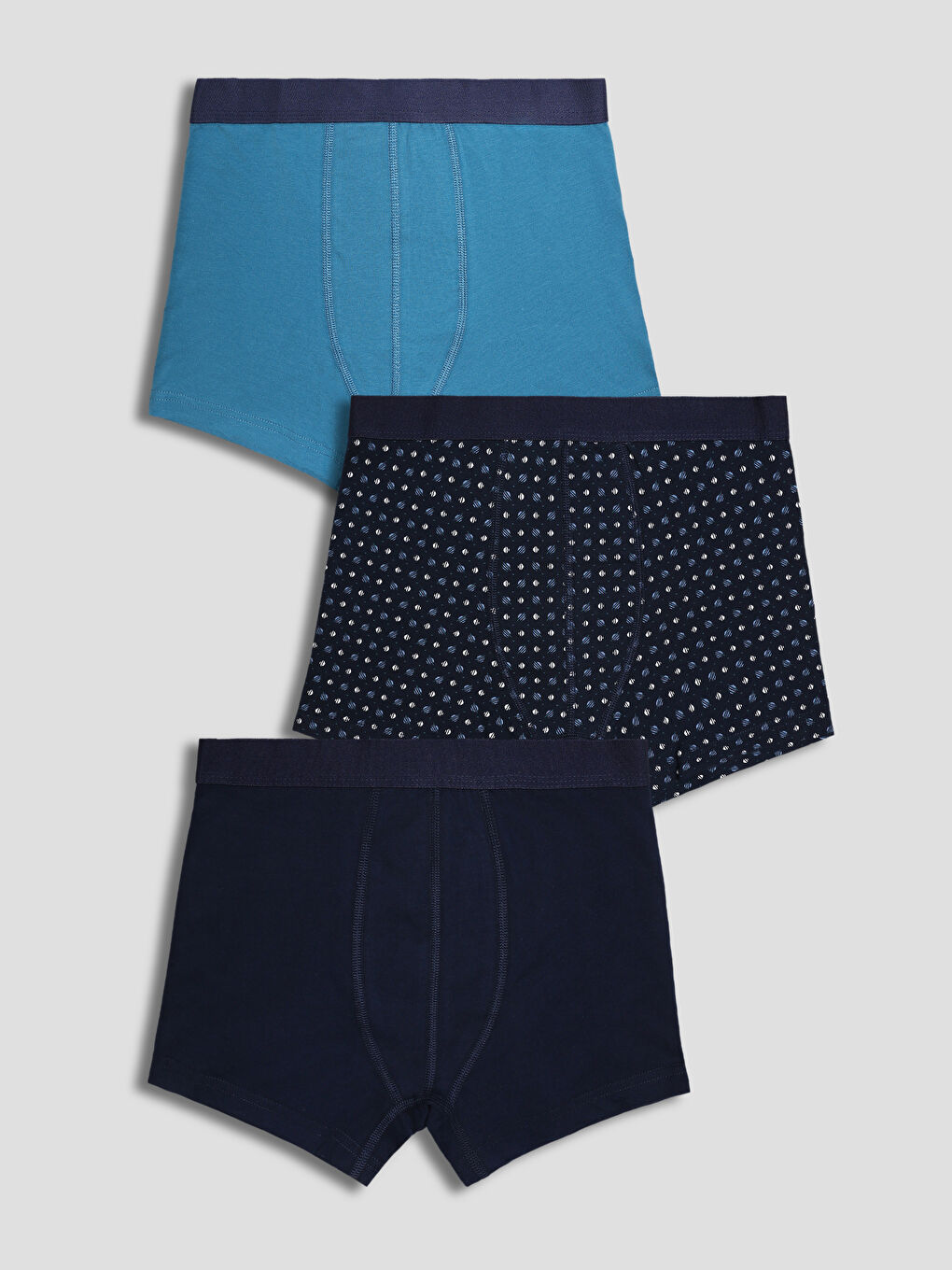 Regular Fit 3-Pack Boxer Trunks