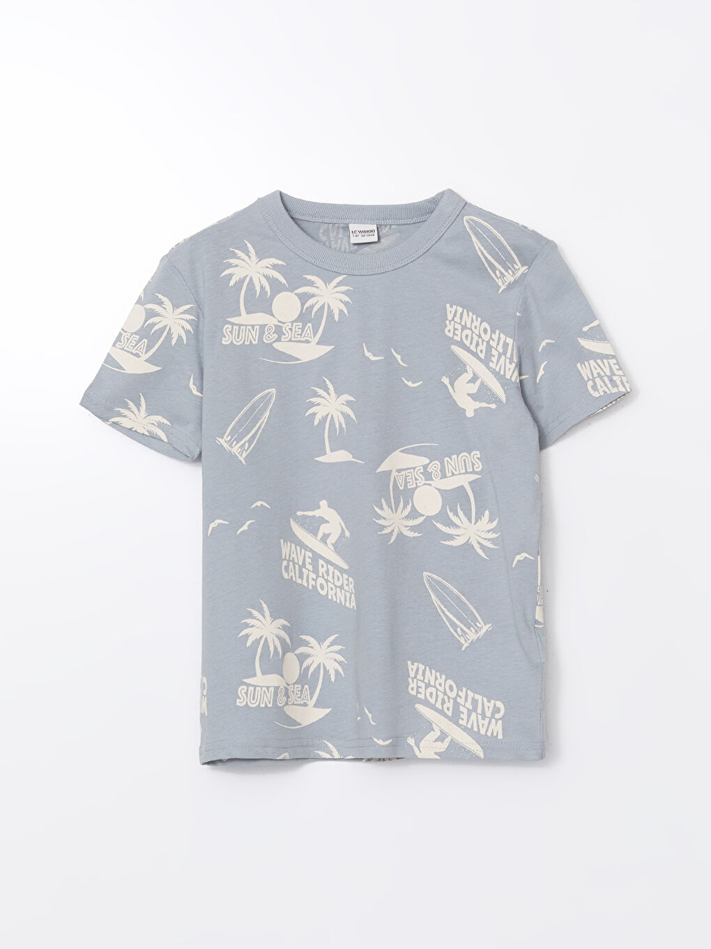Crew Neck Boy T-Shirt -S5CB03Z4-LRW