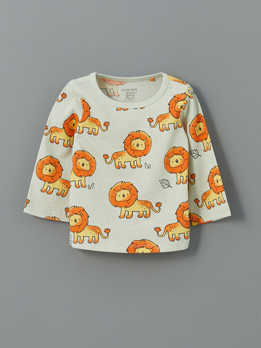 Lion Printed Baby Boys' Pyjama Set 2 Pack -S5CB09Z1-FDU