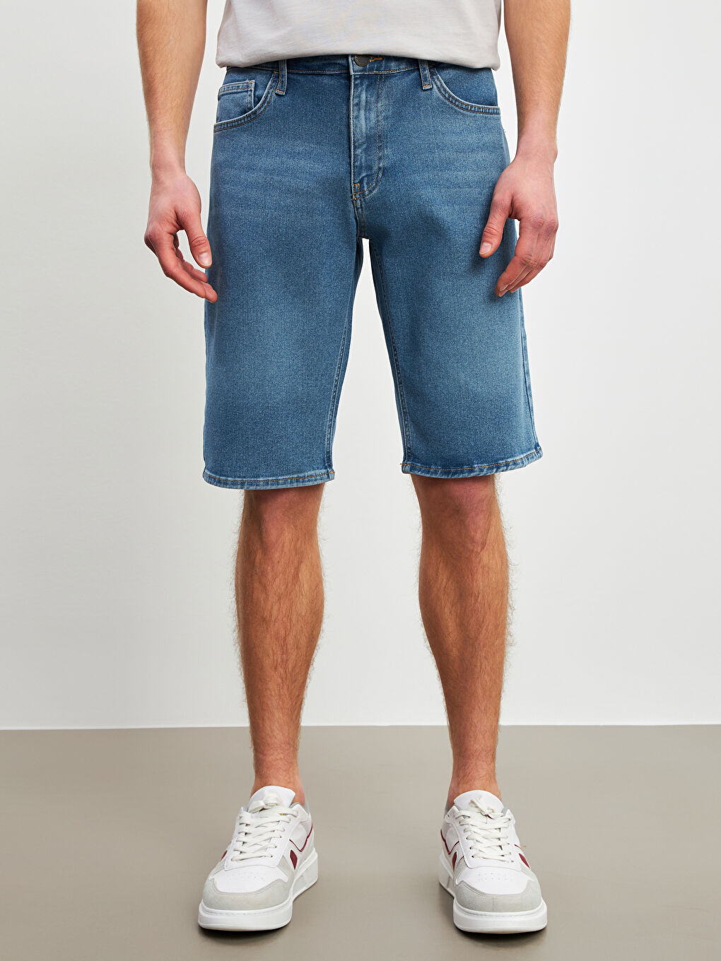 Standard Fit Men's Denim Shorts -S5CB12Z8-H45