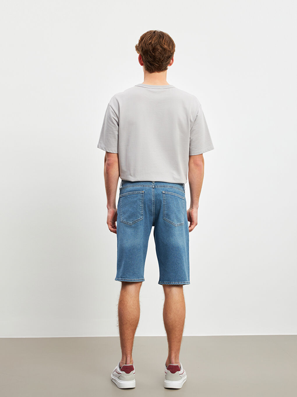 Standard Fit Men's Denim Shorts -S5CB12Z8-H45