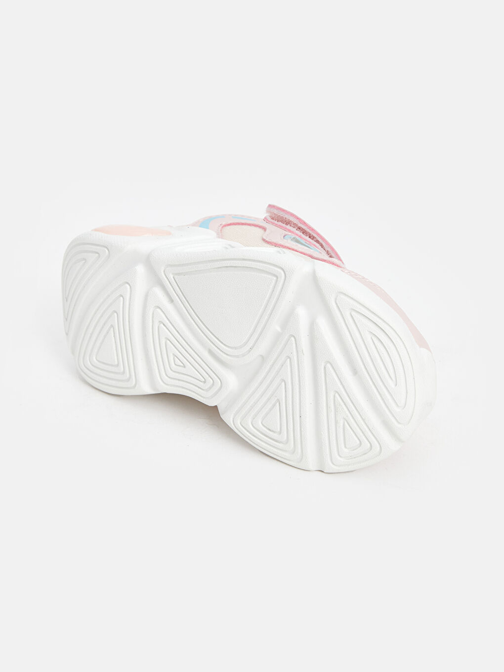 Lace-up and Hook-and-Loop Light-Up Sole Baby Girls' Shoe -S5CB45Z1-DMQ