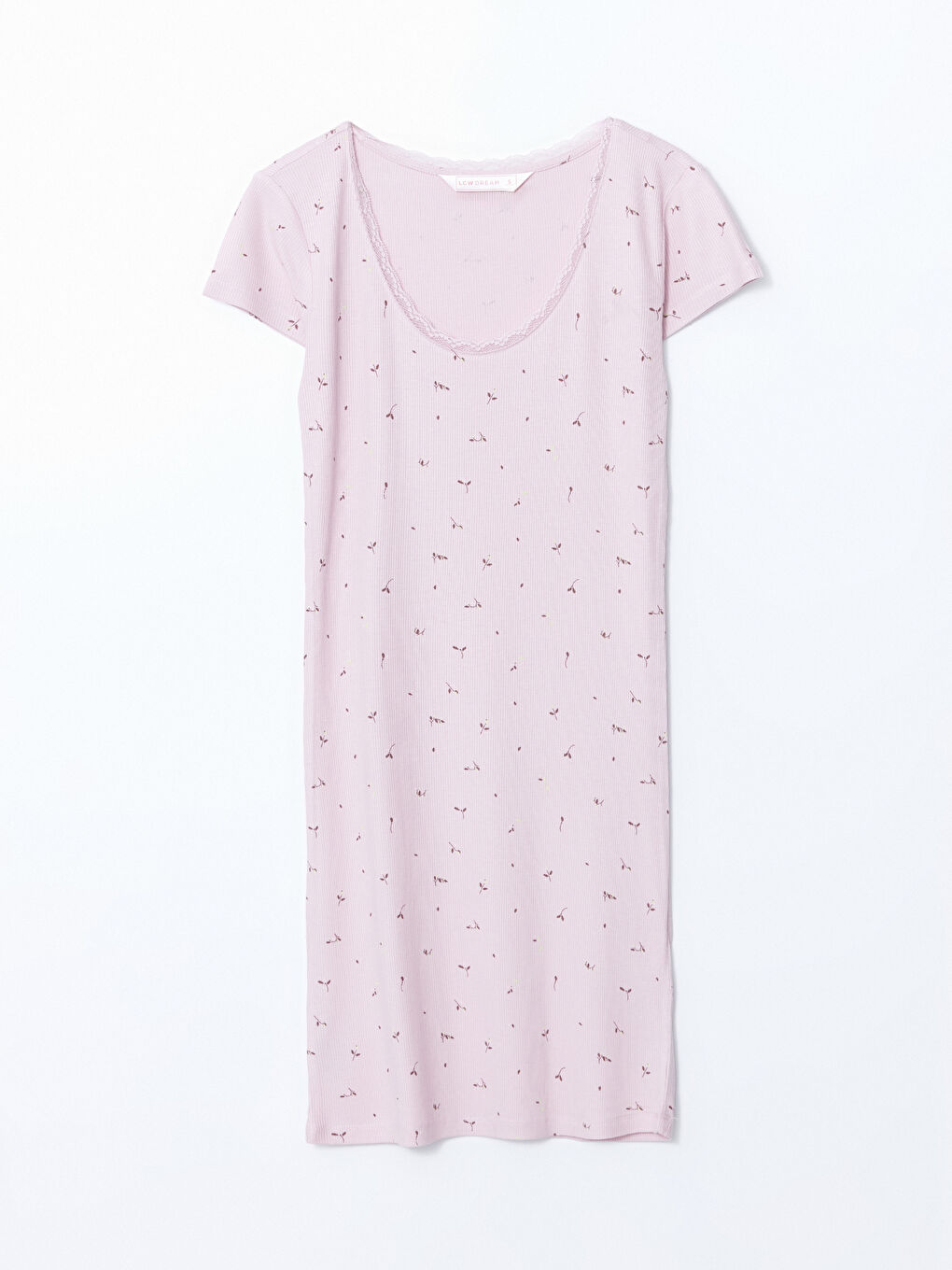 U Neck Printed Women's Nightdress -S5CB67Z8-LT3