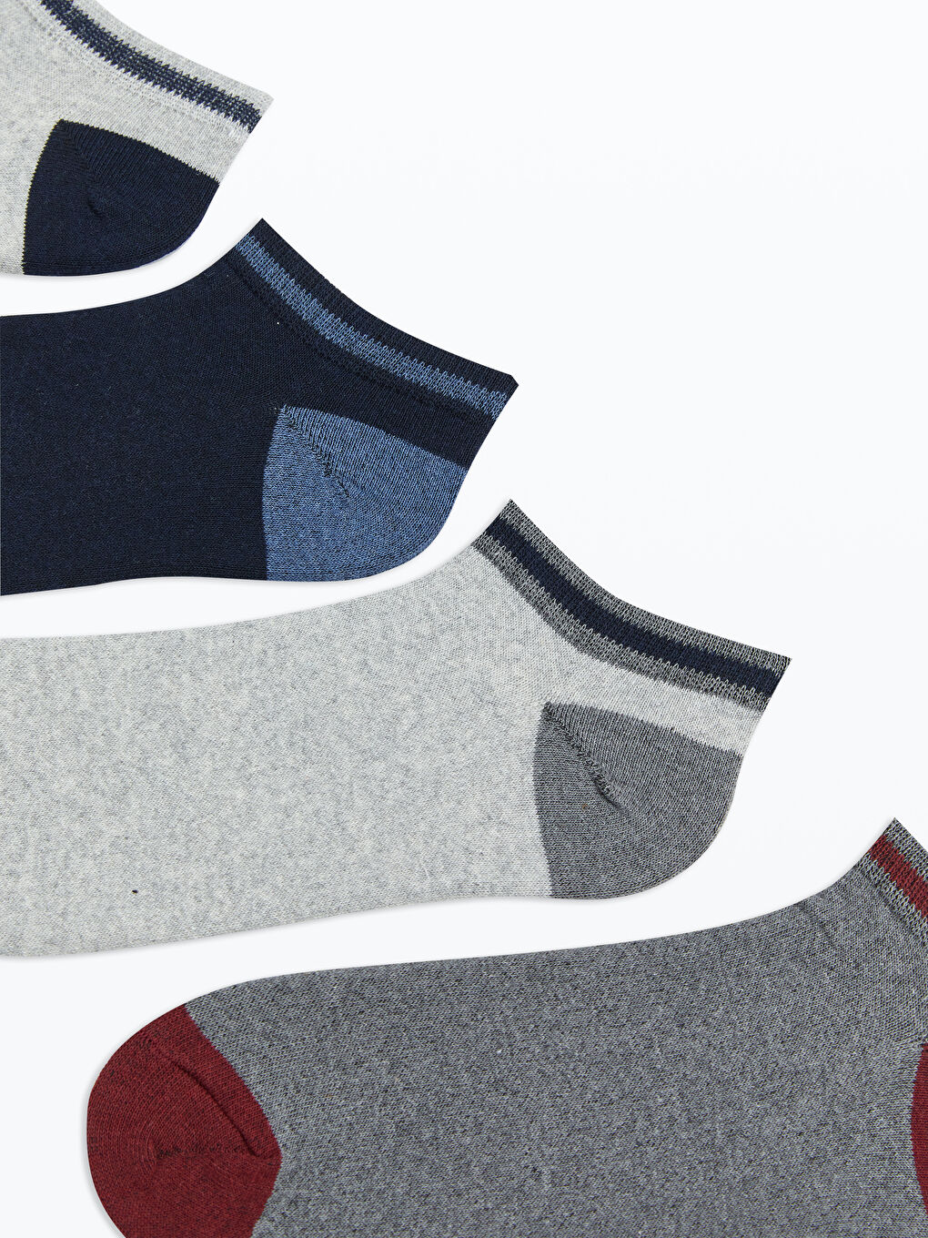 Patterned Men's Booties Socks 7 Pieces -S5CB94Z8-K00