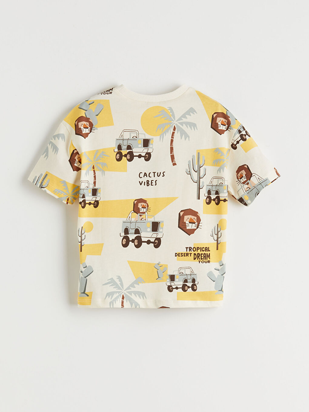 تیشێرتی قۆڵ کورت چاپکراوی بۆ کوڕان-1