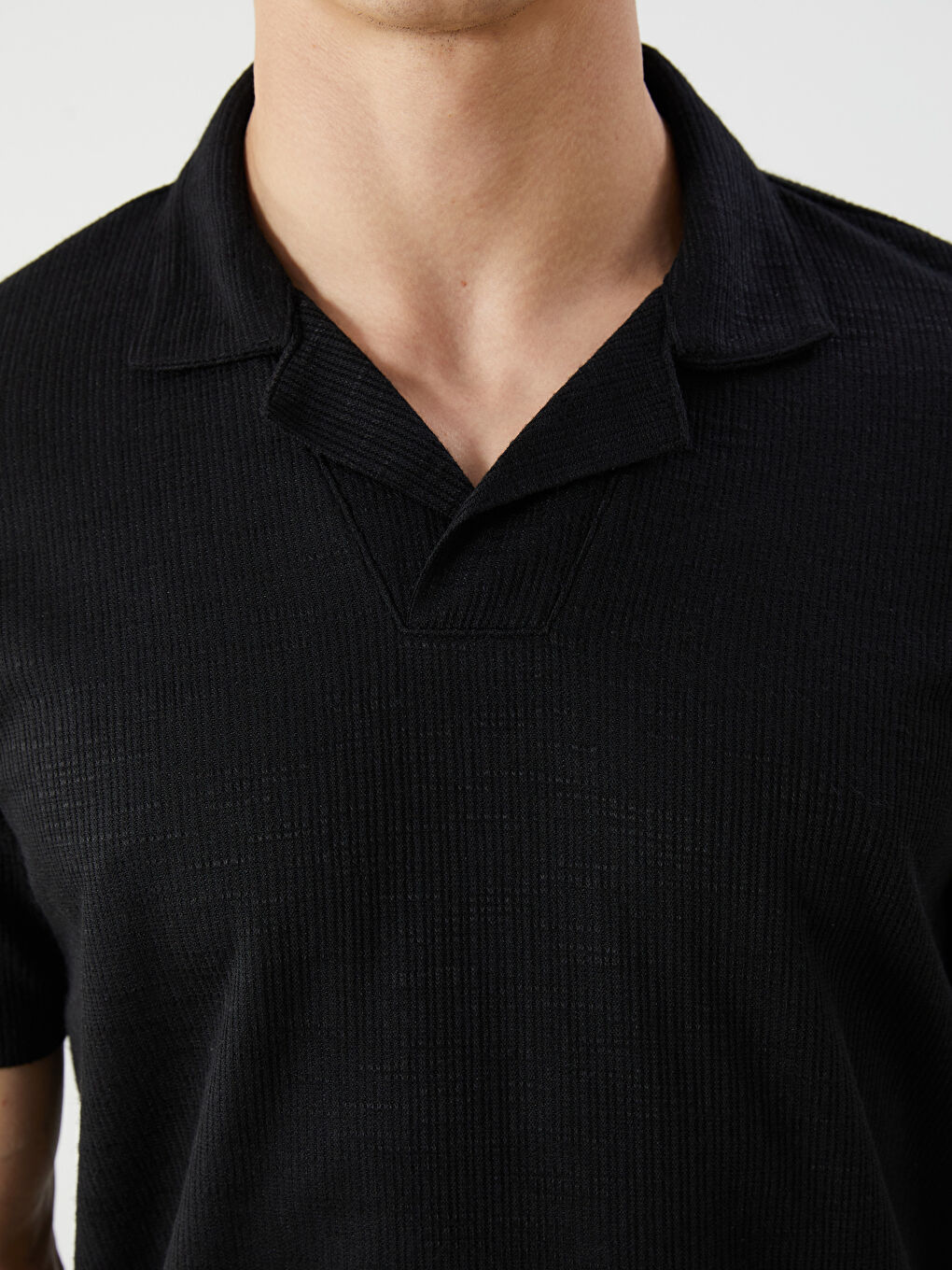 LCW Vision Polo Neck Short Sleeve Men's T-Shirt -S5CC26Z8-CVL