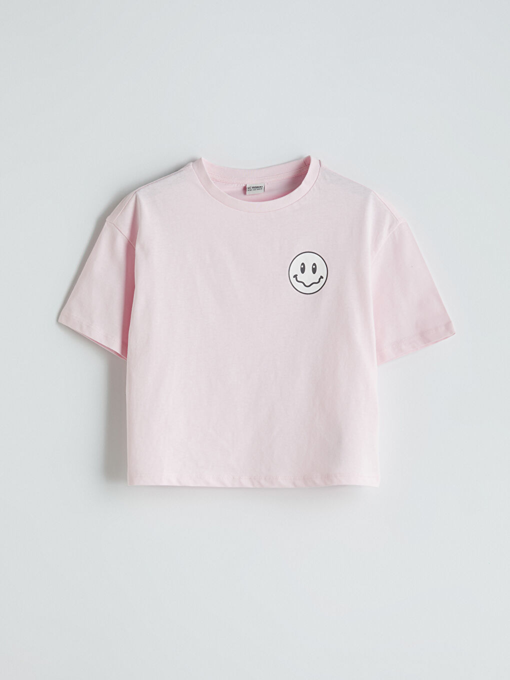 Crew Neck Girls' Crop T-Shirt -S5CC29Z4-JH4