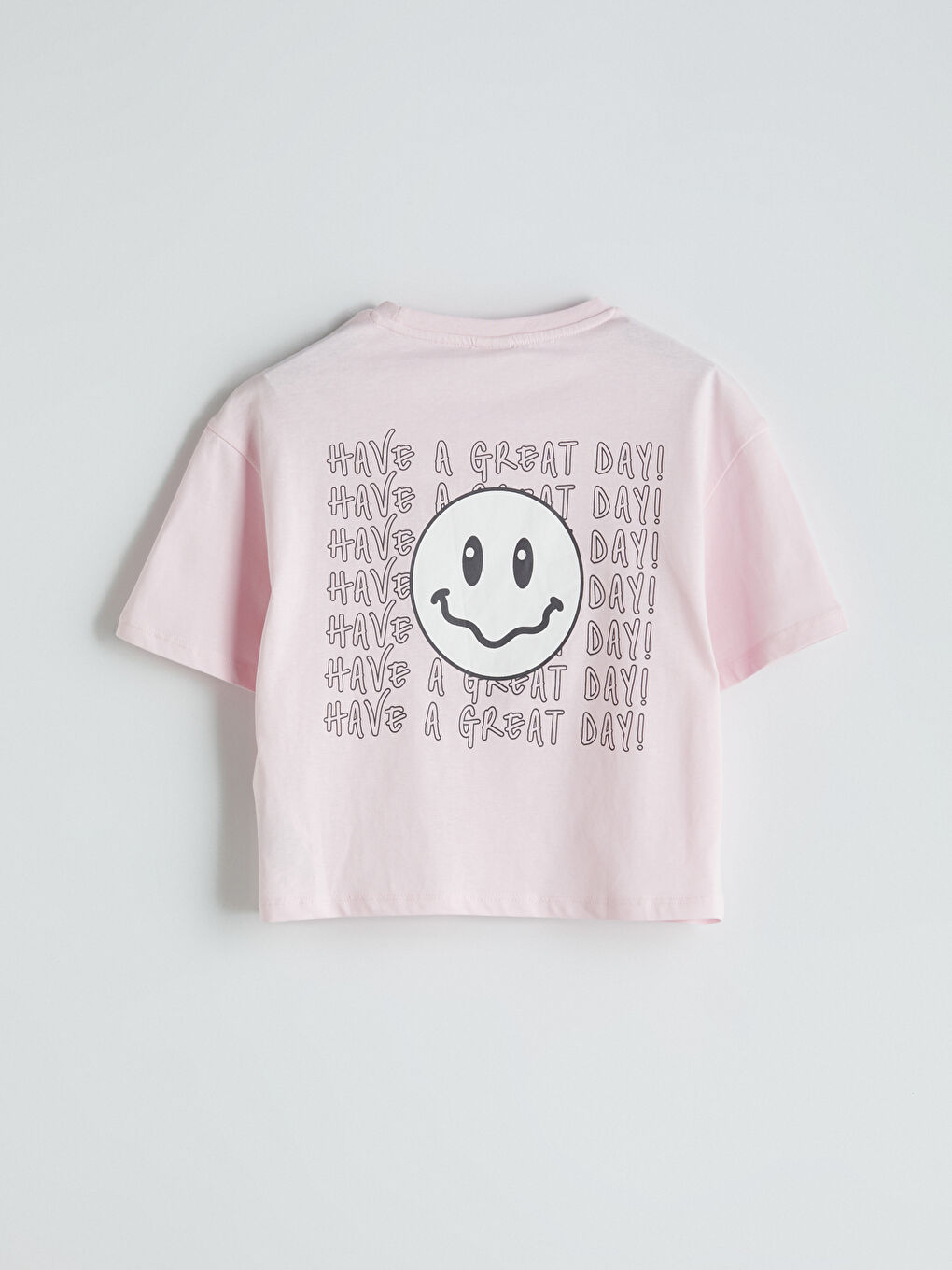 Crew Neck Girls' Crop T-Shirt -S5CC29Z4-JH4