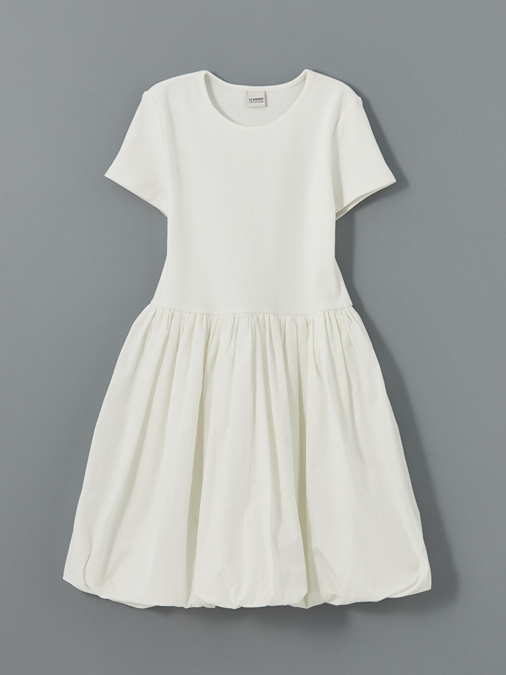 Basic Girls' Short Dress -S5CC50Z4-R9J
