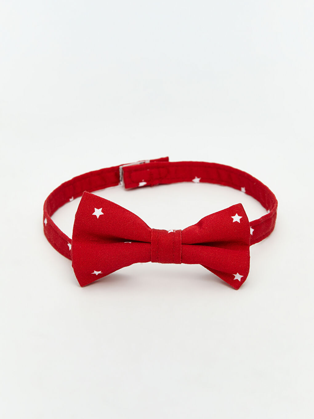 Kırmızı Fiyonk Figürlü Kız Çocuk Papyon