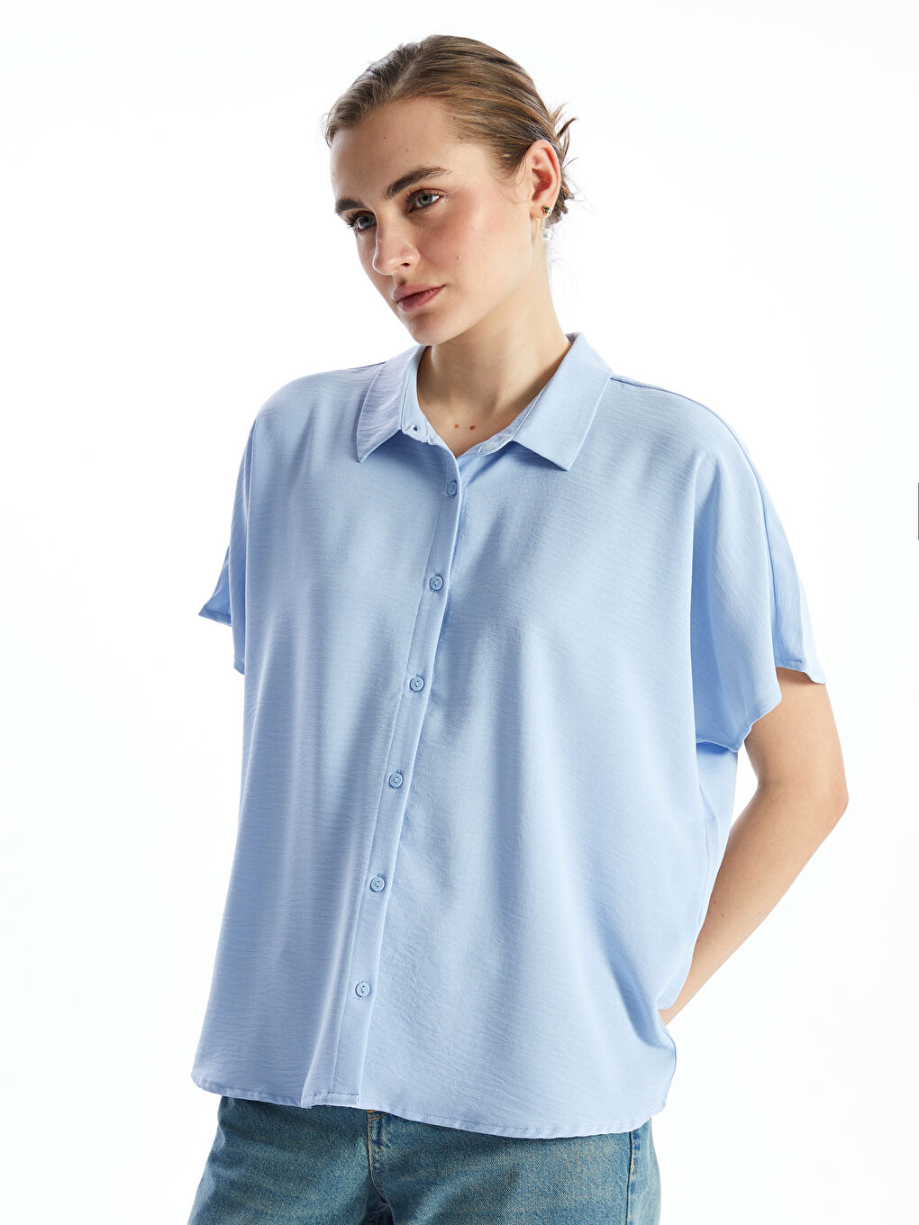 Oversize Aerobin Women's Shirt -S5CC65Z8-ENS