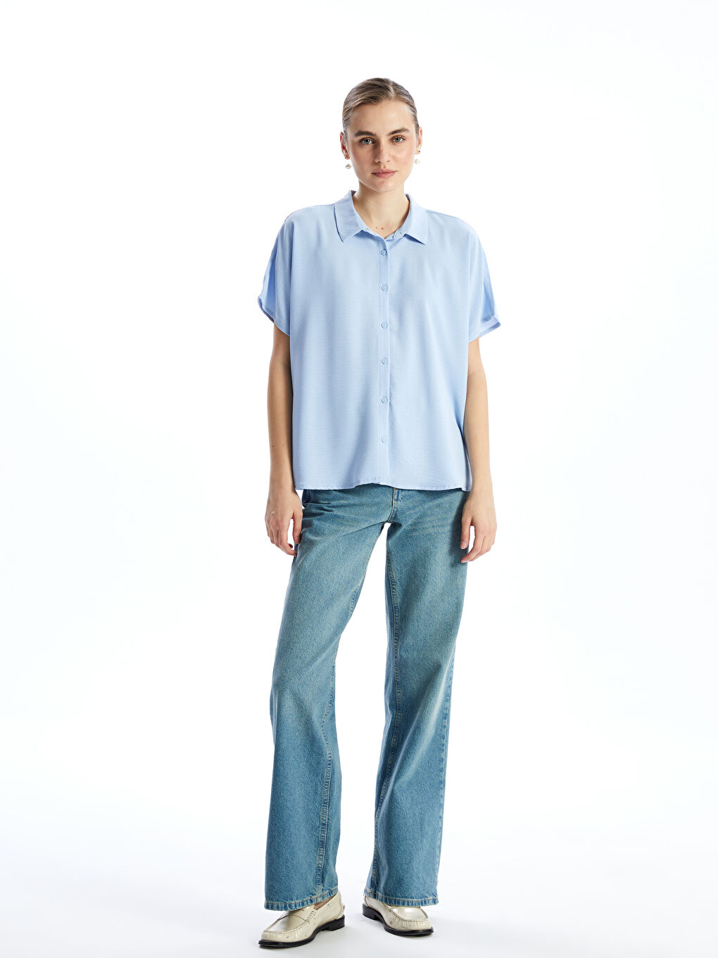 Oversize Aerobin Women's Shirt -S5CC65Z8-ENS