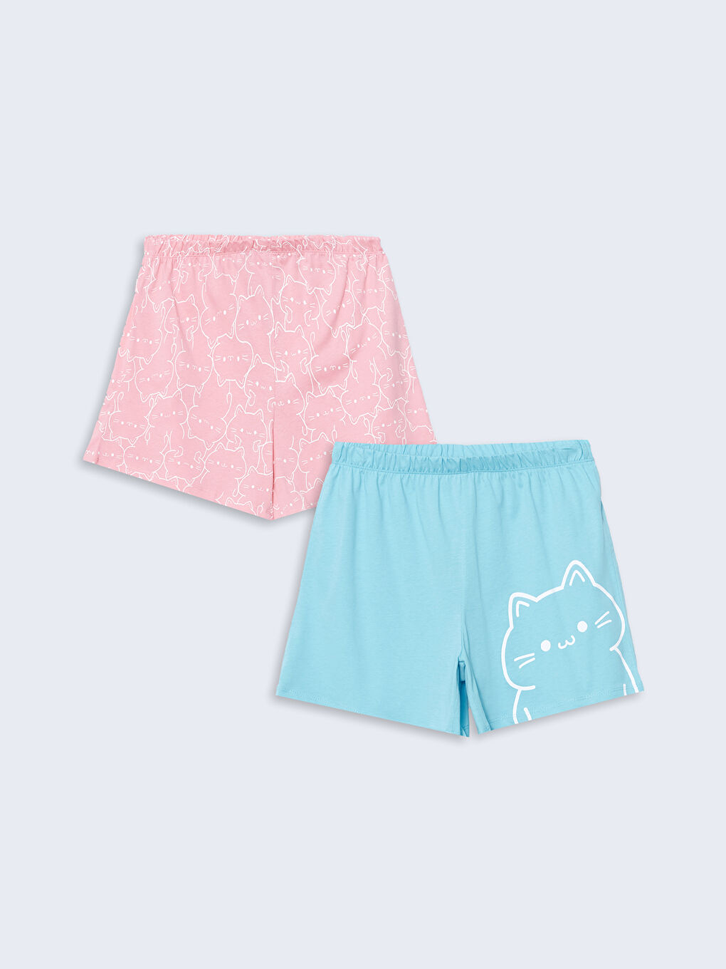 Elasticated Waist Printed Women's Short Pyjama Bottoms 2 Pack -S5CC85Z8-QXN