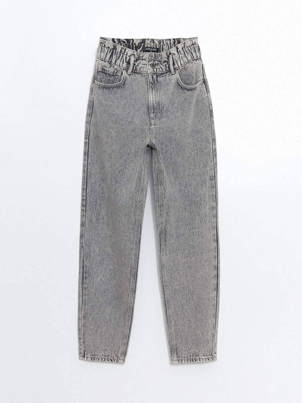 Elasticated Waist Slouchy Fit Women's Jeans -S5CD16Z8-GRD