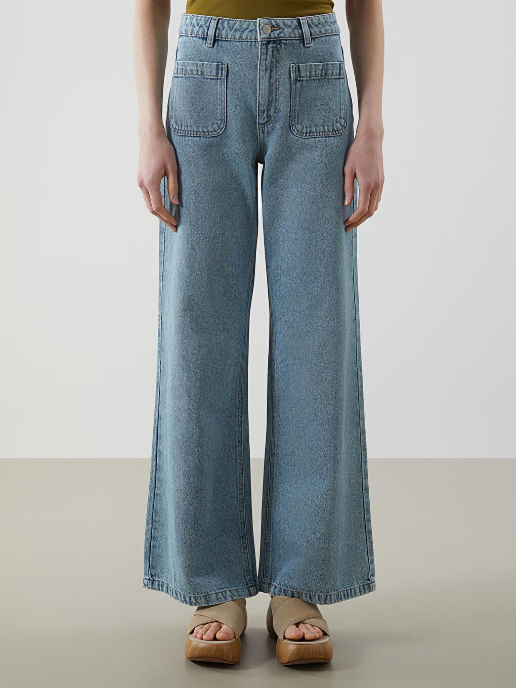 Wideleg Women's Jeans -S5CD18Z8-311
