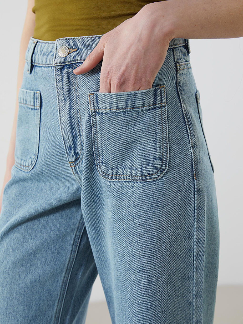 Wideleg Women's Jeans -S5CD18Z8-311