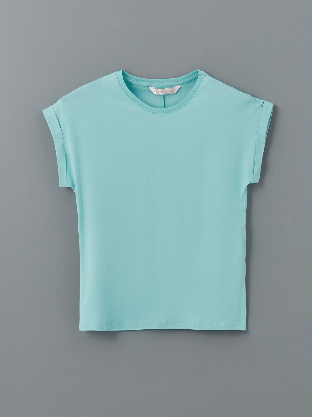 Turkuaz Bisiklet Yaka Kadın Pijama Üstü-1