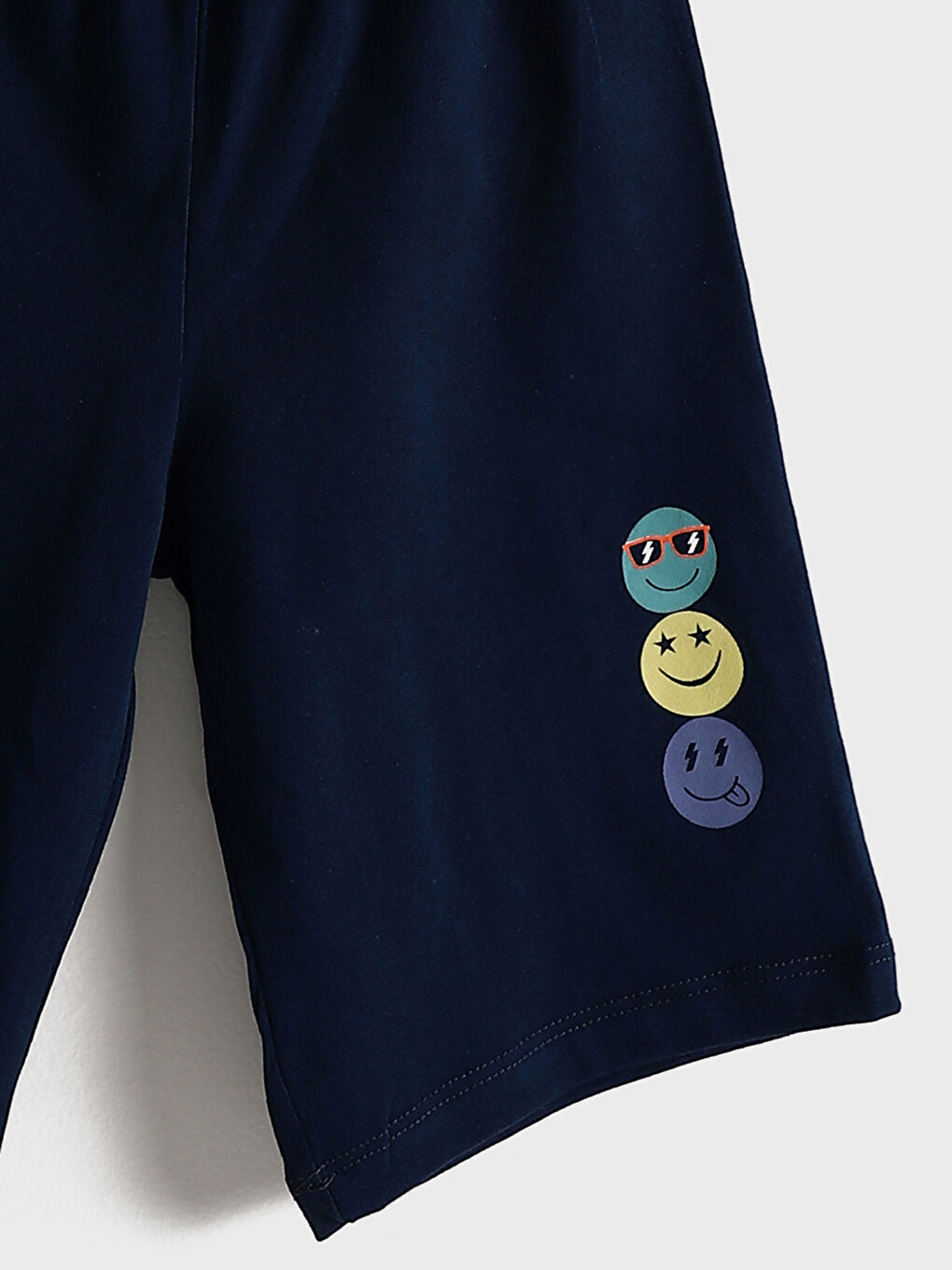 Crew Neck Boys' Shorts Pyjama Set-6