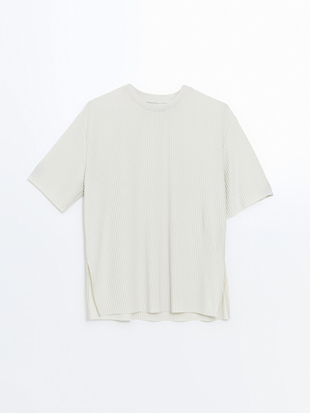 LCW Vision Crew Neck Crepe Women's T-Shirt -S5CD70Z8-VF5