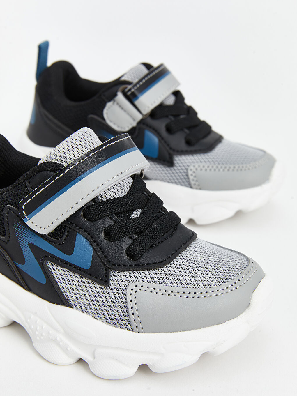 Laces & Hook-and-Loop Boys' Sneakers -S5CD90Z1-YK9