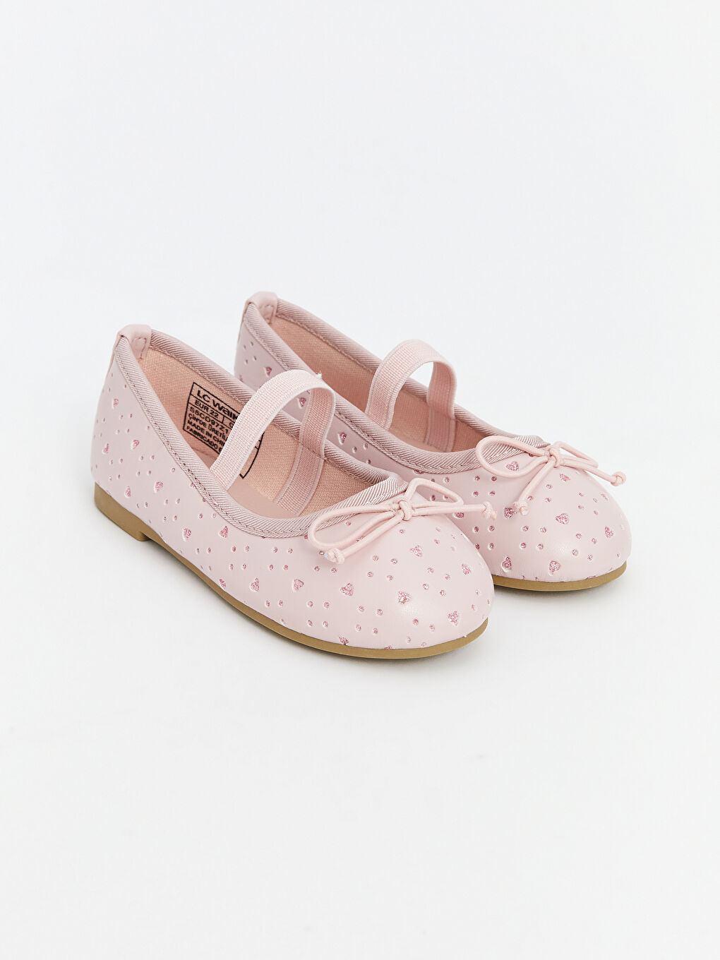 Heart Printed Baby Girls' Ballet Flats -S5CD97Z1-YFZ
