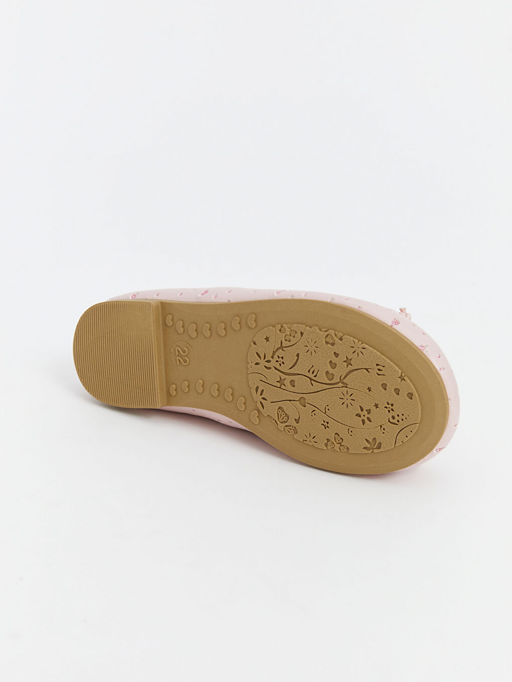 Heart Printed Baby Girls' Ballet Flats -S5CD97Z1-YFZ