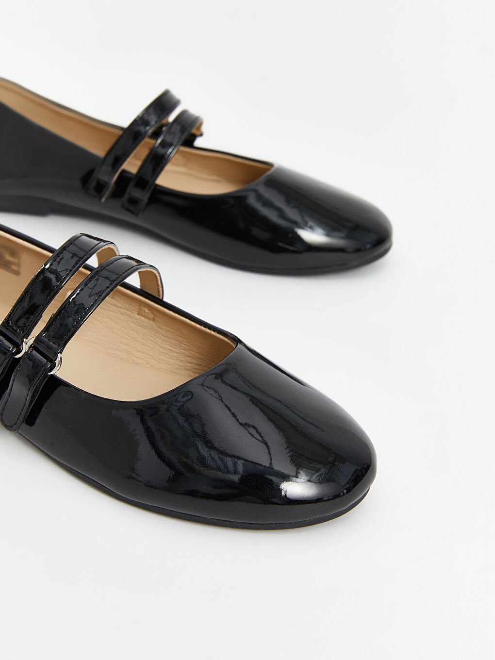 ხელოვნური ტყავის გოგონების ბალეტკები-2