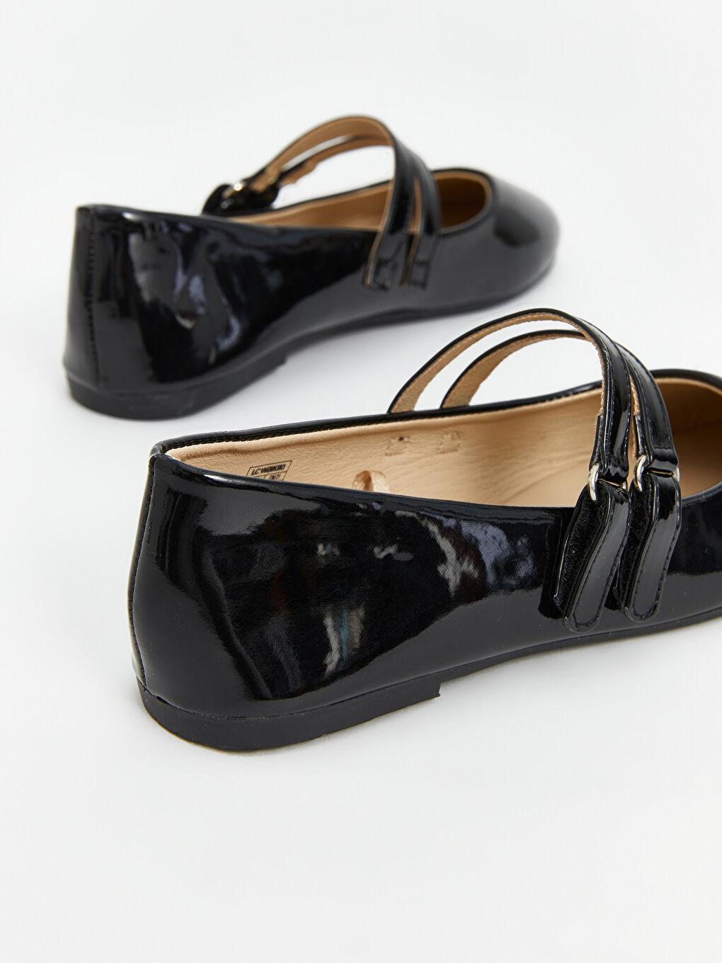 ხელოვნური ტყავის გოგონების ბალეტკები-4